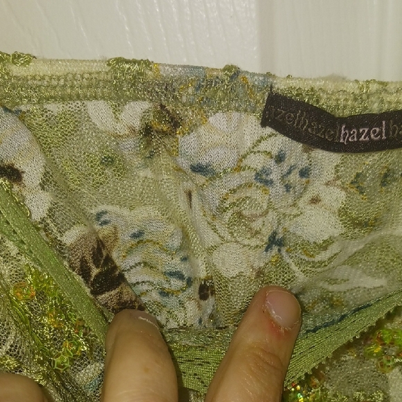 Hazel Green Floral Lace Camisole - Picture 6 of 6